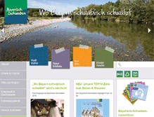 Tablet Screenshot of bayerisch-schwaben.de